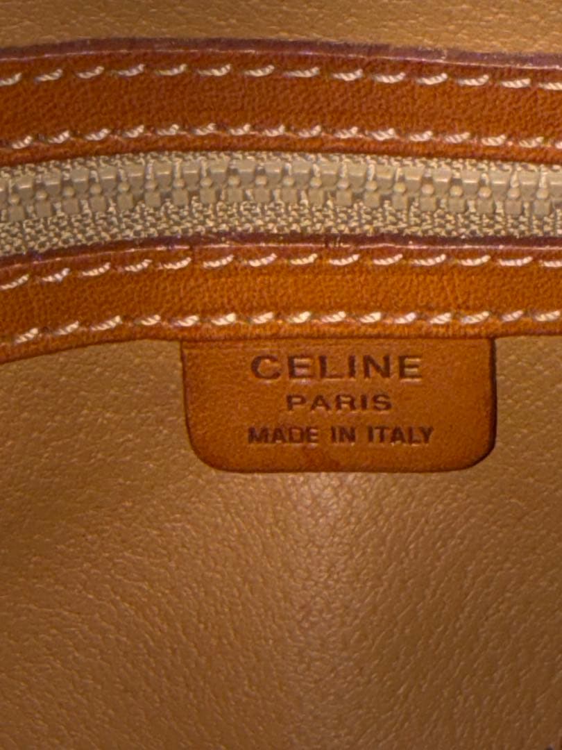 【美品】CELINEセリーヌ マカダム ドラムバッグ ショルダー ニボストン