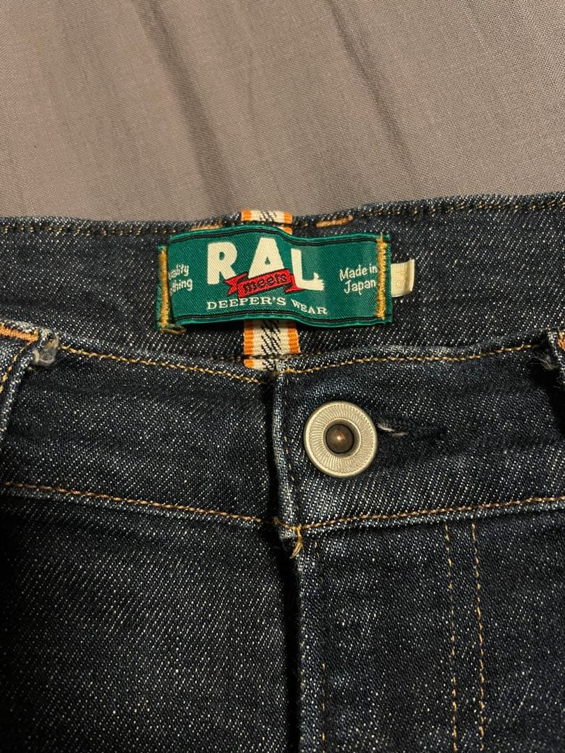 オールユアーズ×サークルズ ＲＡＬハイキックジーンズ 34インチ