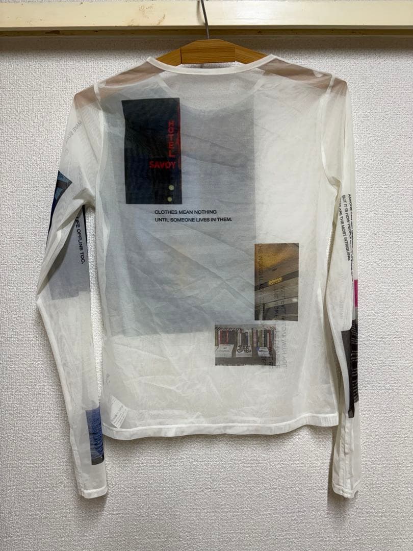 MAISON SPECIAL メゾン シアー フォトプリントメッシュトップス