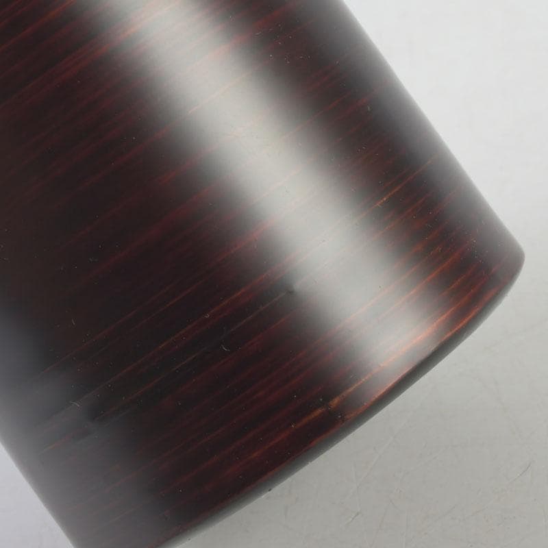 茶道具　塗師　手塚隆作　桧小筒　金輪寺棗　共布共箱　V　9895