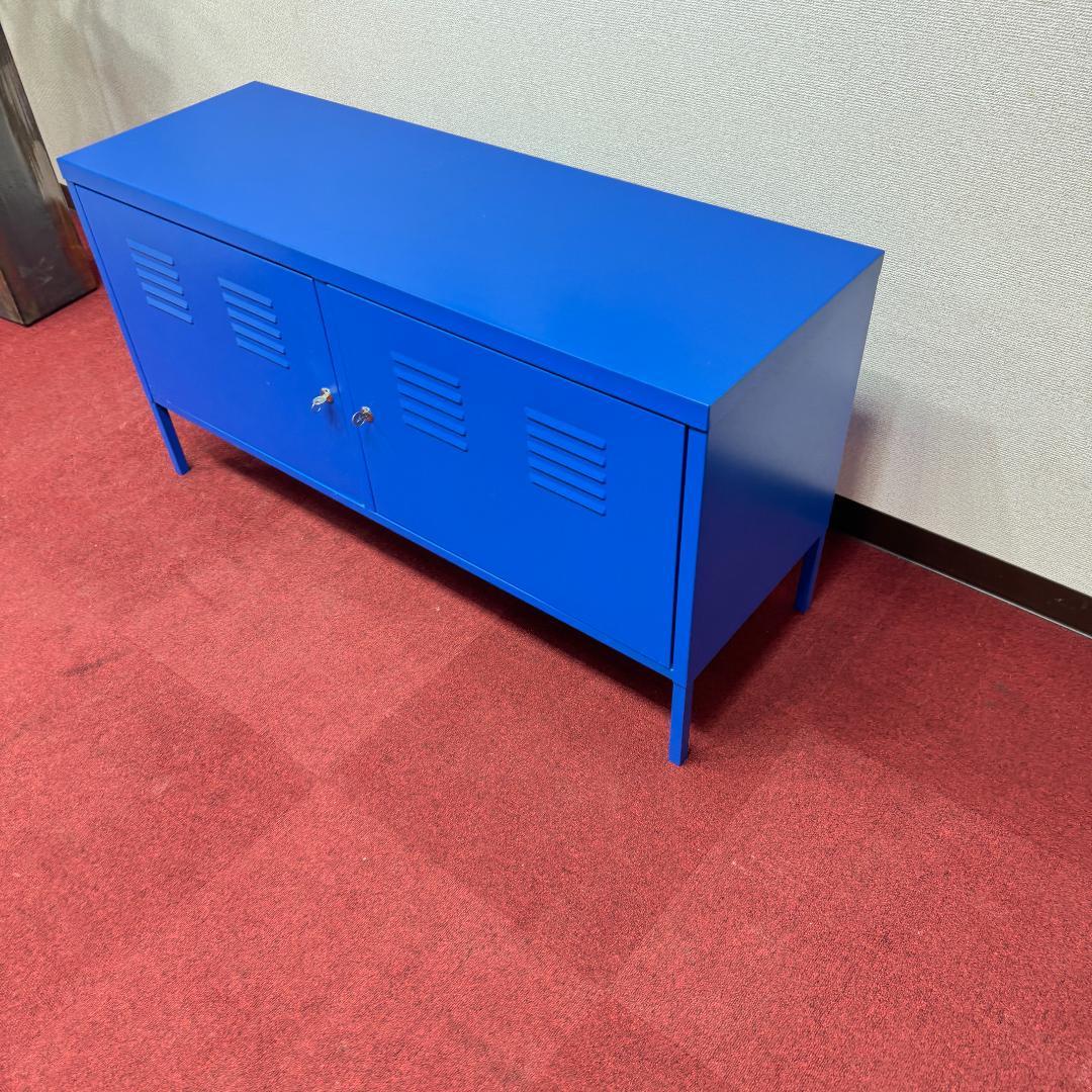 東京23区送料無料　IKEA イケア PS キャビネット ブルー 青 廃盤