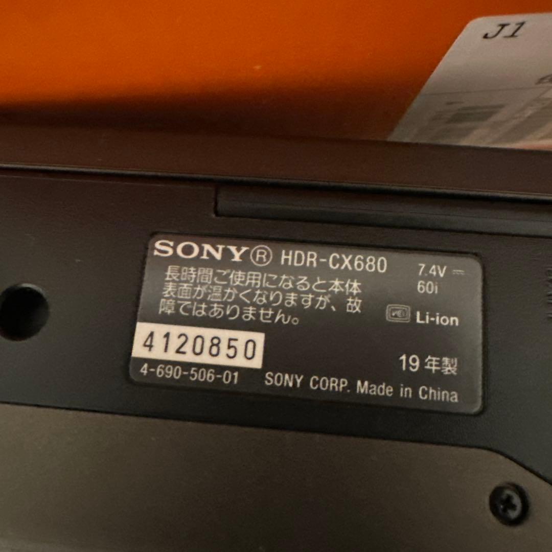 sony hdr-cx680 ビデオカメラ　ダークブラウン