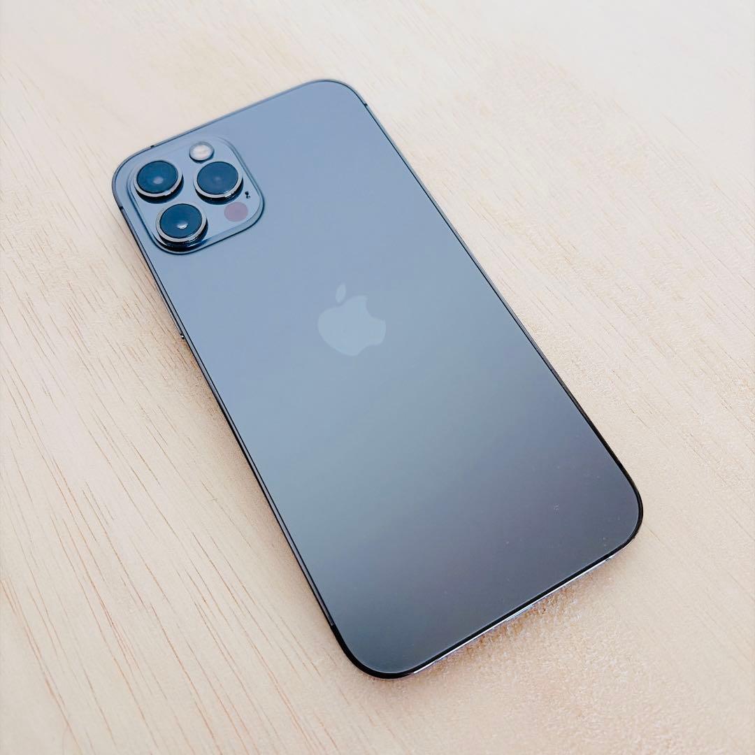 【美品】 90％ iPhone12pro 256GB グラファイト SIMフリー