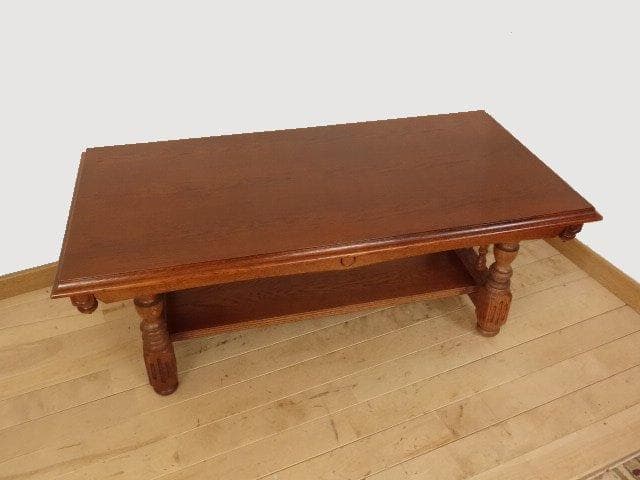 木製　センターテーブル　再塗装済　USED