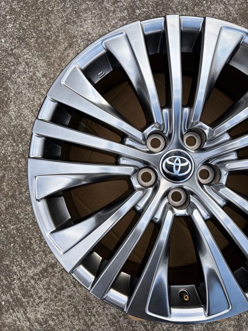 【送料無料】週休限定価格！トヨタ 19インチ 80ハリアー純正　アルミホイール