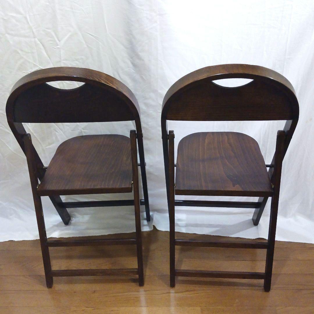 USAビンテージ ベントウッド フォールディングチェア 2脚セット 折畳み 椅子