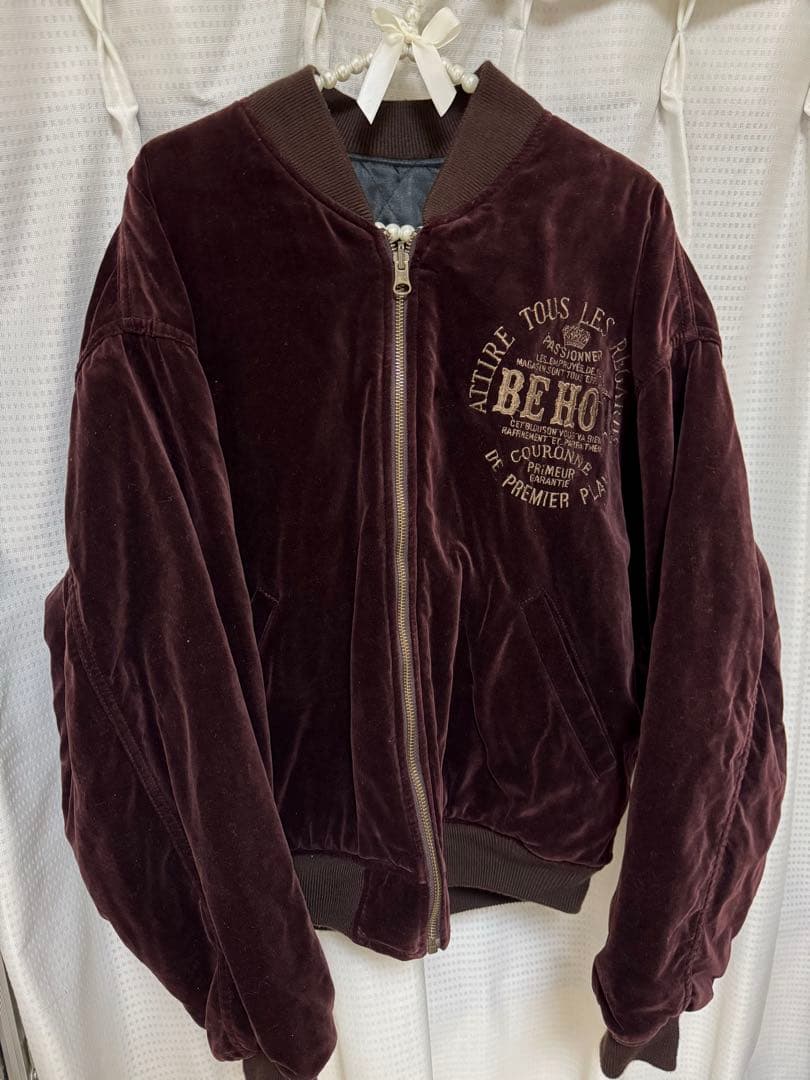 スカジャン リバーシブル ベロア