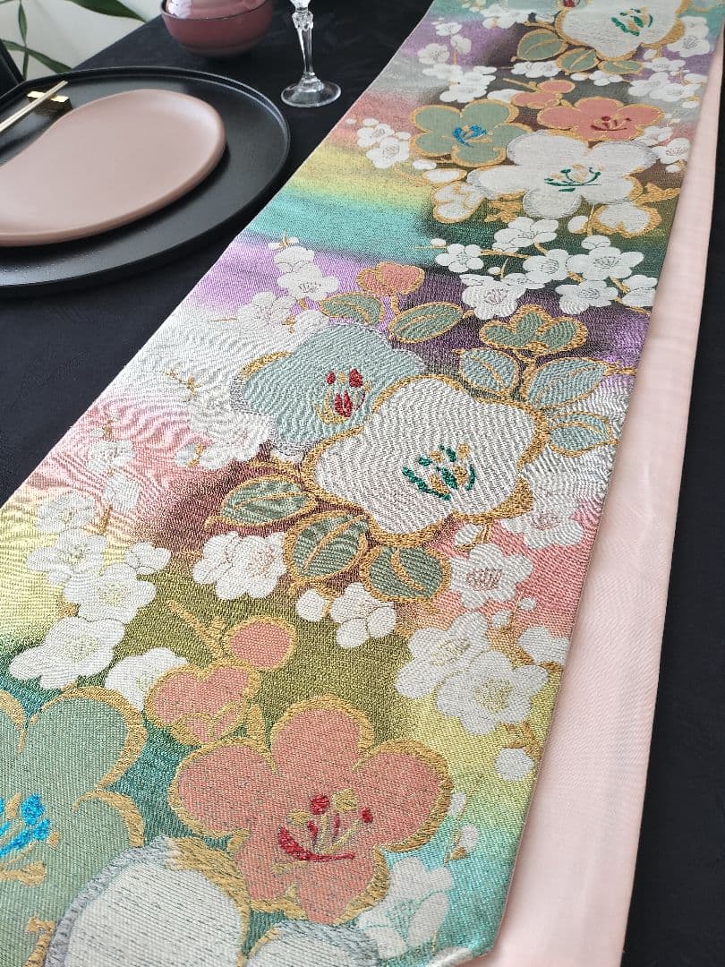 A961★逸品‼️春♡‼️ひな祭り‼️テーブルランナー2m18cm