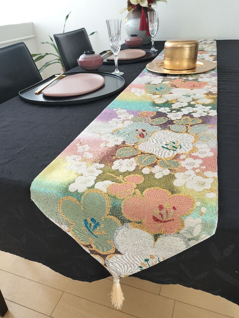 A961★逸品‼️春♡‼️ひな祭り‼️テーブルランナー2m18cm