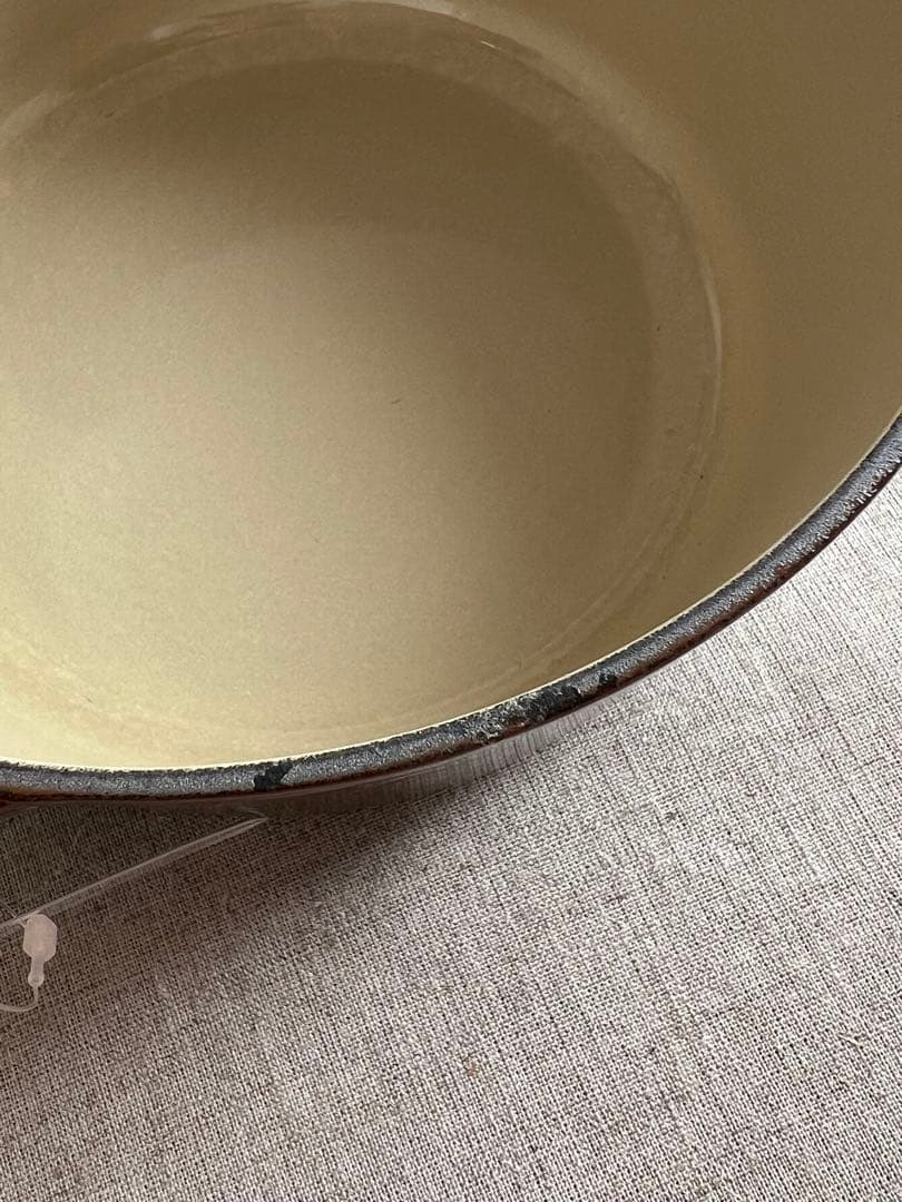 LE CREUSET ココットロンド 両手鍋 18cm チェスナッツ