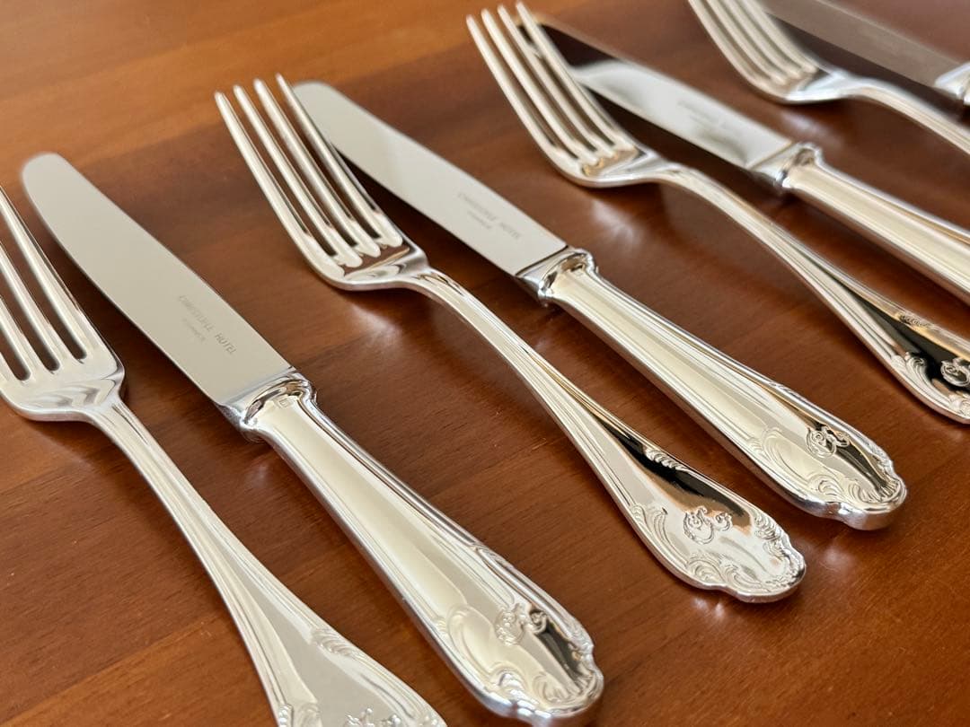 クリストフルホテル モノグラム　ナイフ&フォーク &スプーン 全16点