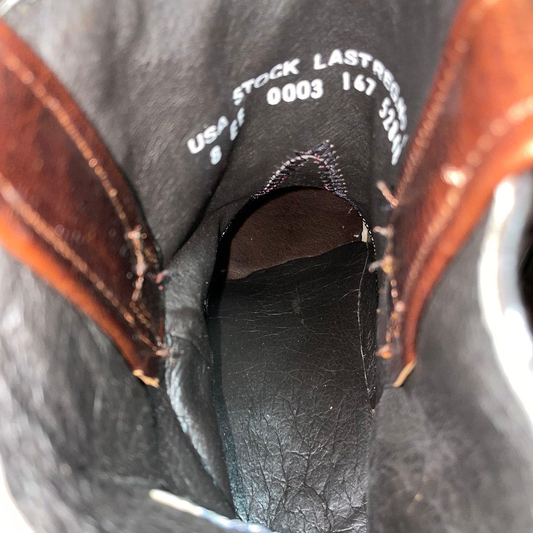 【botas jaca】（8EE）ウエスタンブーツ ショート ブラウン レザー