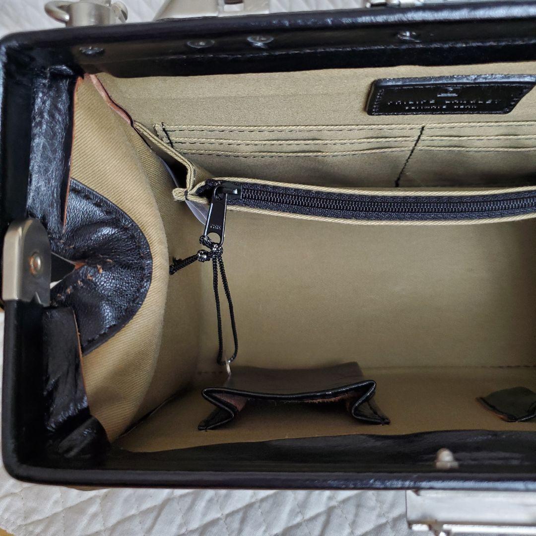 【豊岡鞄】ダレスバッグ　ミニ saddle 2way レザー　ブラック