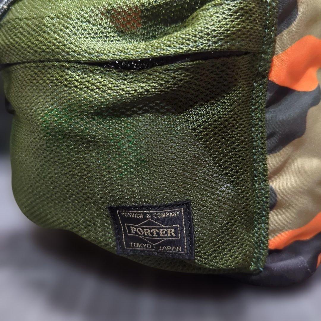 【希少・美品】吉田カバン ポーター バルーンサック メッシュ カモ