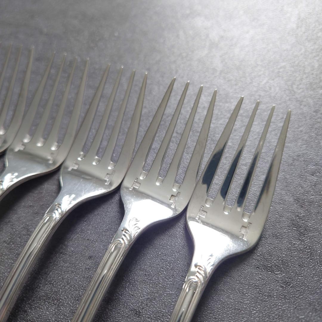 美品 希少 クリストフル マルリー サラダフォーク 6点