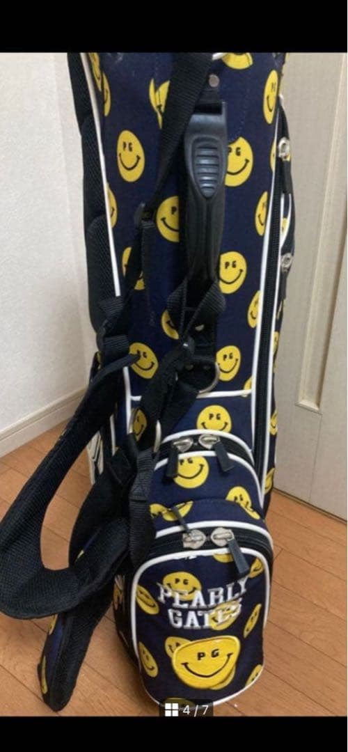 PEARLY GATES スマイリーフェイス キャディバッグ