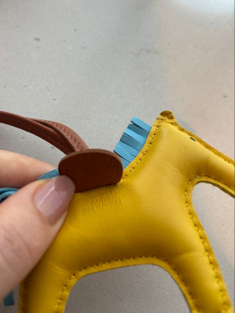 HERMES エルメロス　ロデオ　PM D刻印　ジョーヌナプル/セレスト