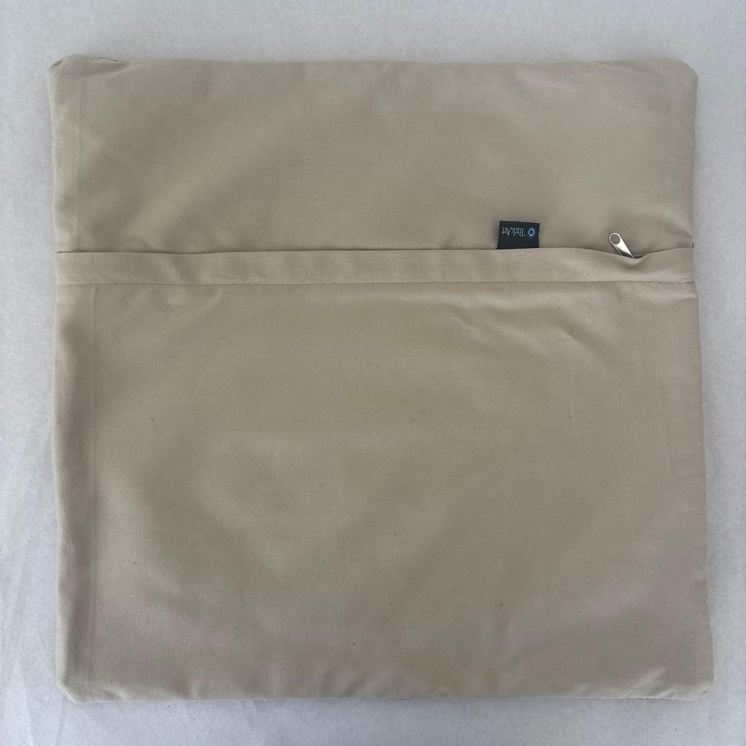 クッションカバー キリム オレンジ グレー ブラウン イエロー ボーダー