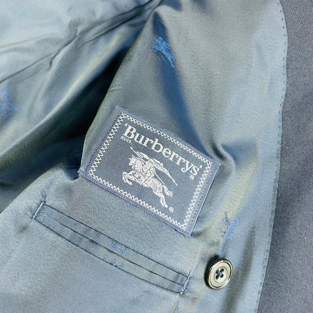 美品　バーバリー Burberryrs ダブルジャケット　紺ブレ　金ボタン
