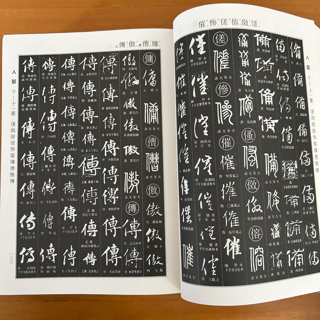 書道大字典　全二冊　伏見沖敬編 角川書店刊　書体　かな　漢字