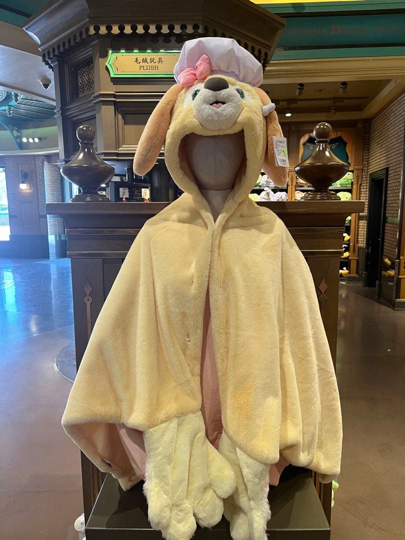 上海ディズニー　ダッフィーフレンズ　ブランケット　ジェラトーニ