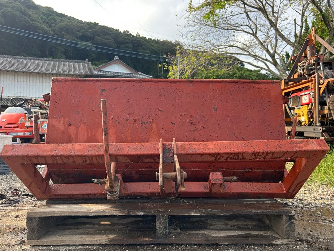 宮崎　トラクター用 リアバケット 堆肥 除雪　バケット 作業機　3点リンク