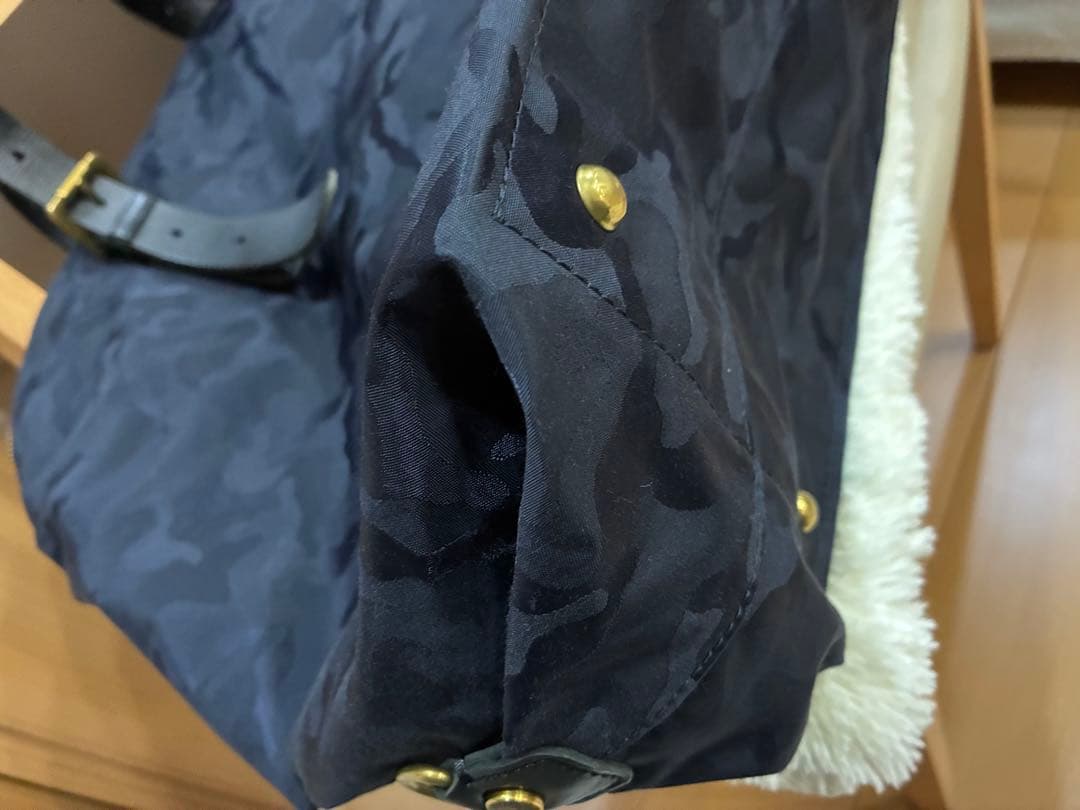 美品❗️MILESTO ミレスト2wayボストンバッグ ネイビー　迷彩柄