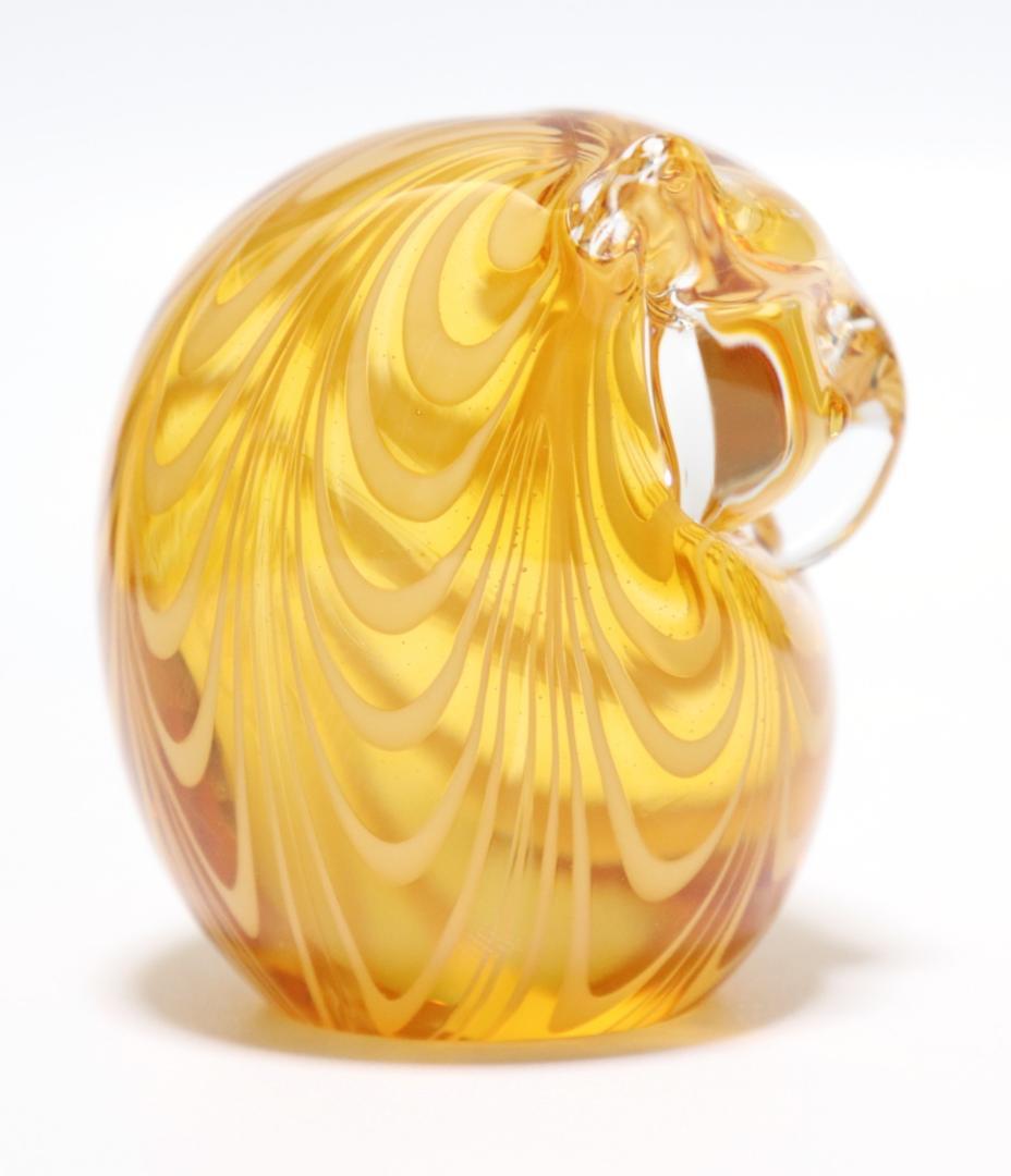 165,000円新品【アルスチェネデーゼ】古法縁起物 置物ムラーノガラスフクロウ