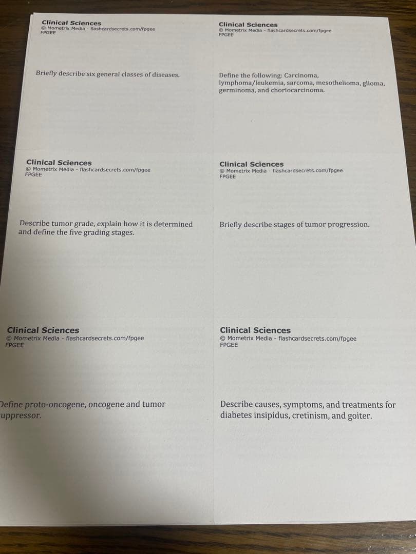 米国薬剤師　国家試験　FPGEE flashcard study