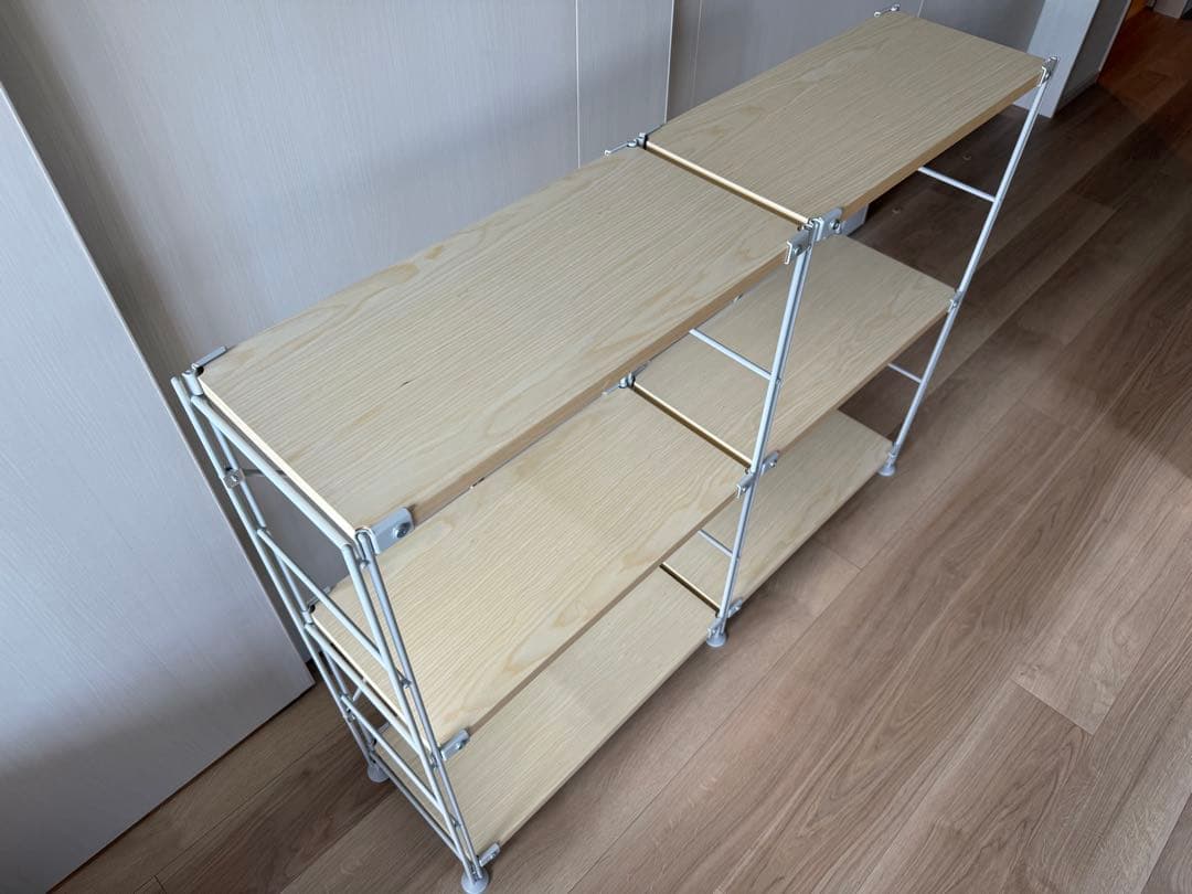 【無印良品】スチールユニットシェルフ＆木製棚セット