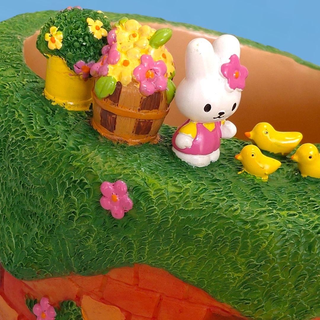 ♡激レア♡　ハローキティ・キャシー　陶器フラワーポット　プランター　ジオラマ