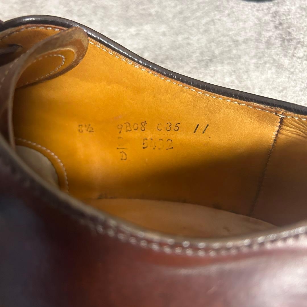 シップス別注　Alden オールデン　コードバン Vチップシューズ　8 1/2