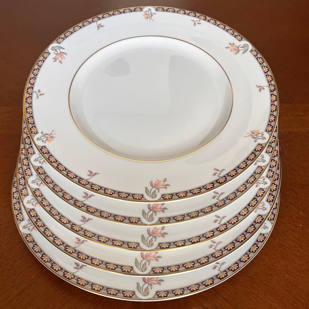 【黒壺美品】ウェッジウッド★アイシス★優雅なディナー皿　5枚