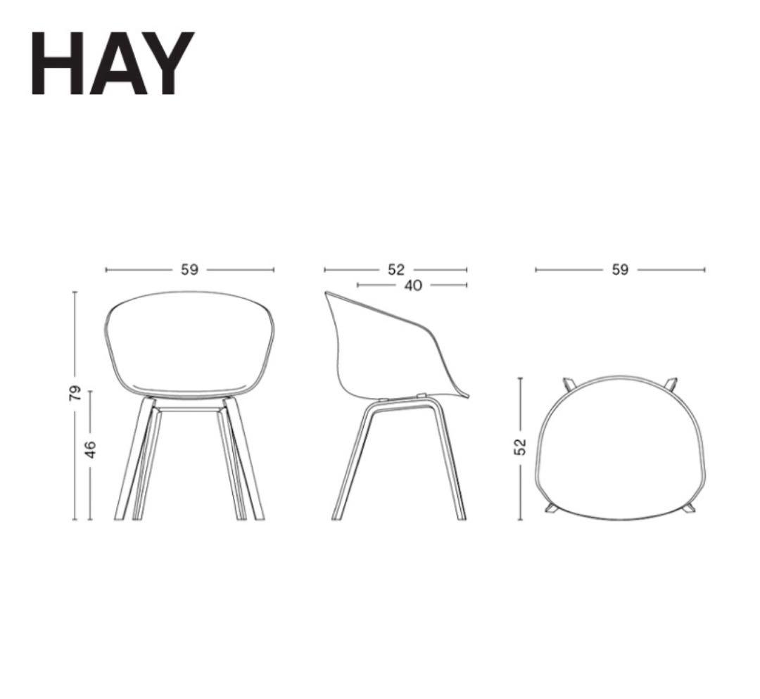 ダイニングチェア HAY About A Chair concrete grey