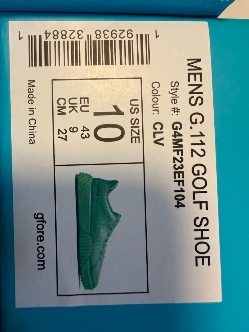 新品27cm G/FORE GFORE ジーフォア スパイクレス ゴルフシューズ