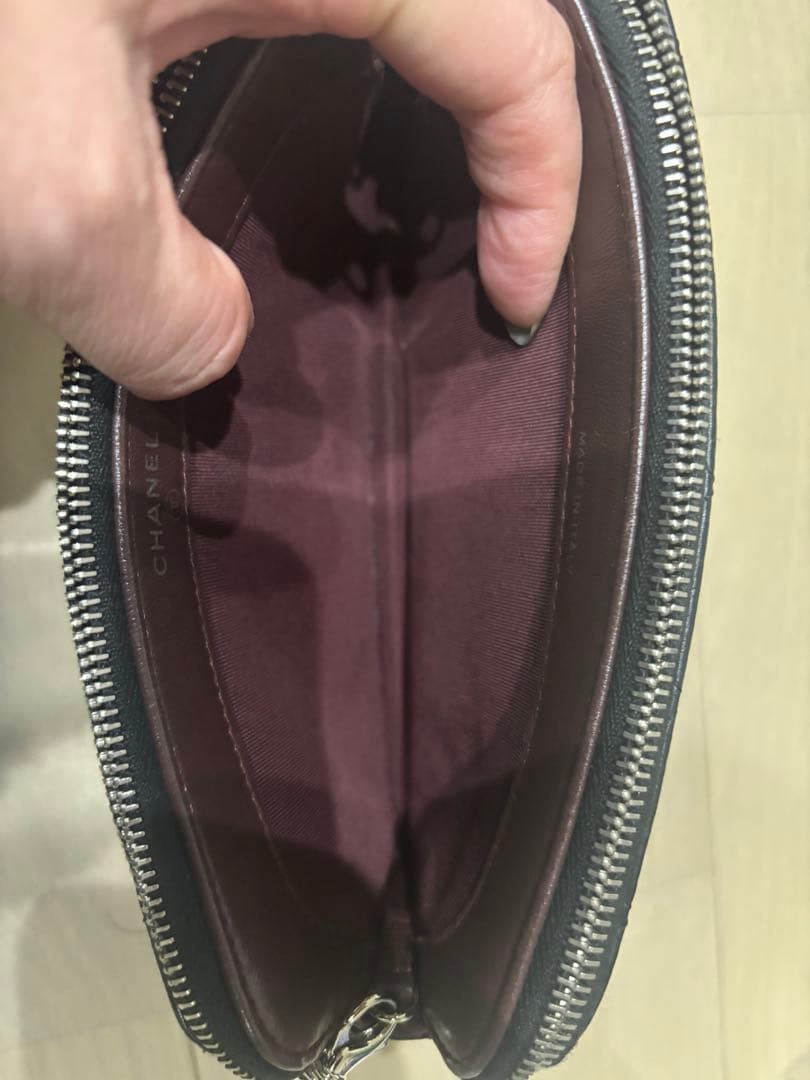 CHANEL シャネル マトラッセ　Cウォレットポーチ