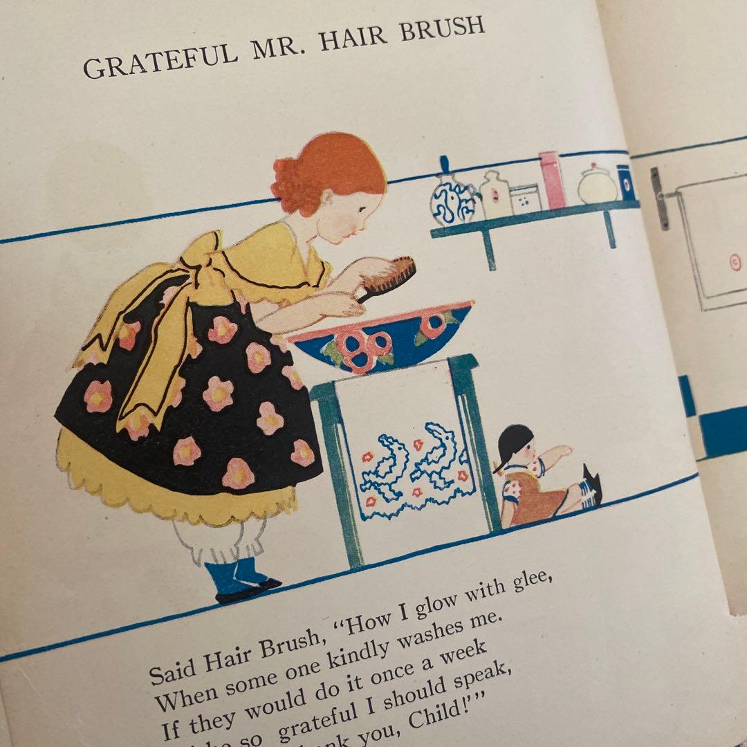 【希少】1924年 アメリカの可愛い絵本 エリザベスゴードン ビスクドール