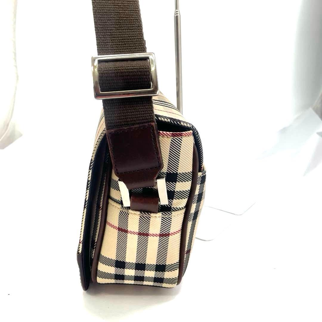 BURBERRY バーバリー ノバチェック 本革　ミニショルダーバッグ