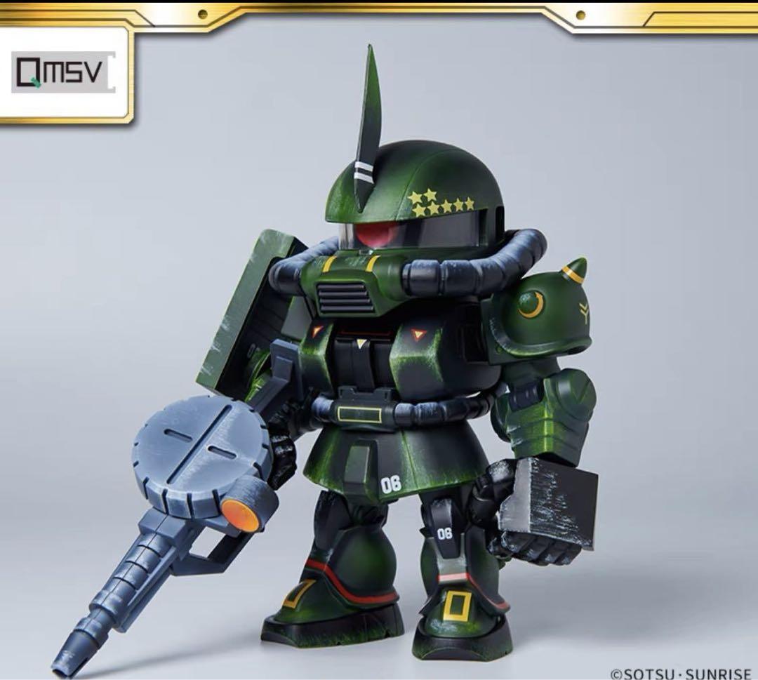 特大ソフビ QMSV 大河原邦男カラー ガンダム&ザク 20cm 1000個限定