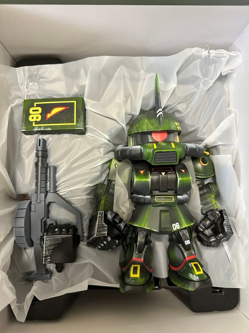 特大ソフビ QMSV 大河原邦男カラー ガンダム&ザク 20cm 1000個限定