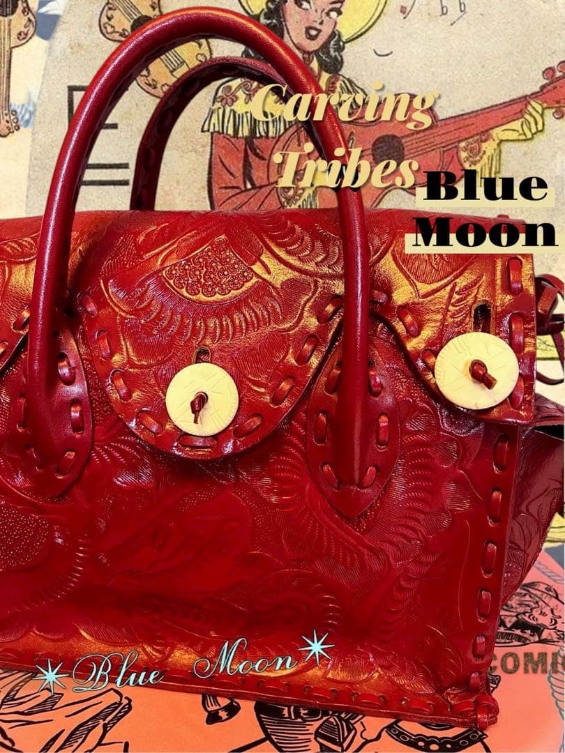 Nao様◆Carving Bag✴︎Red◆カービングバッグ✴︎美品✴︎