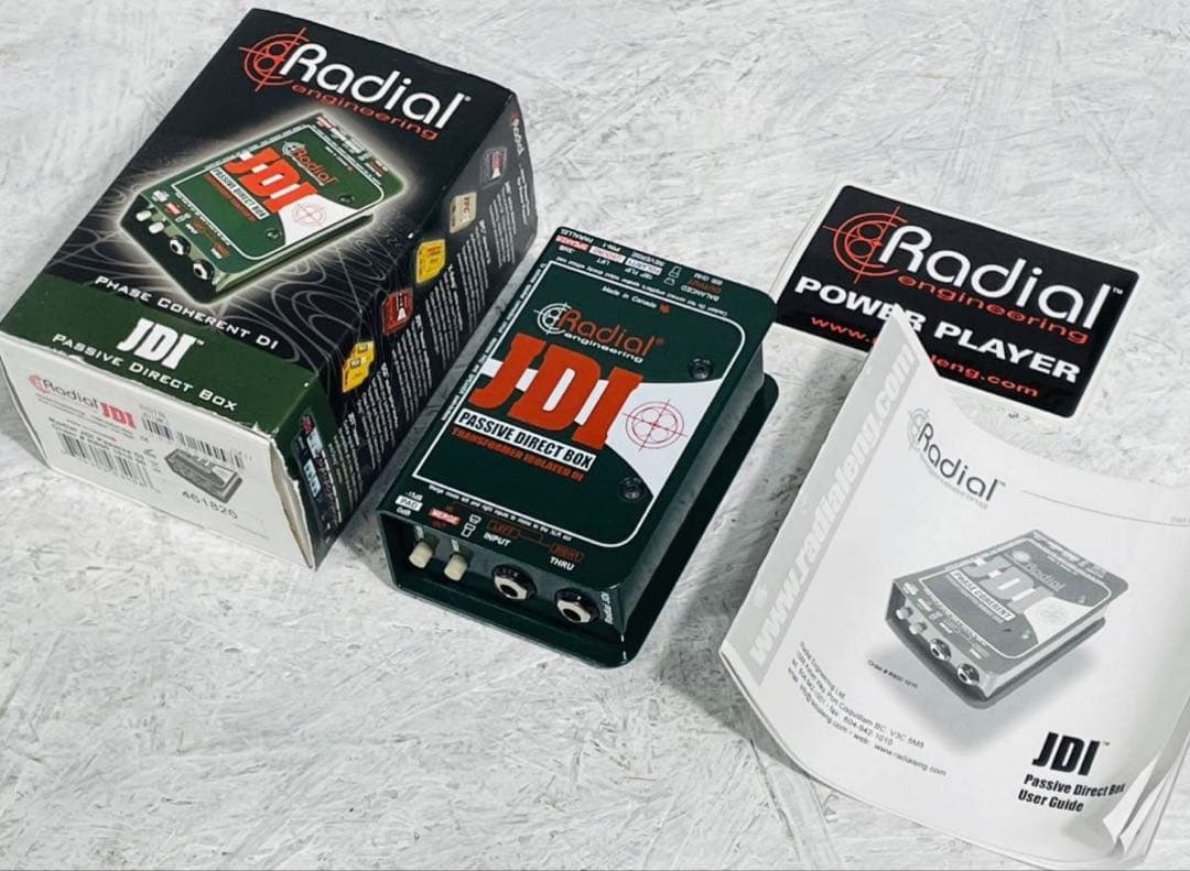 ま*中様 Radial JDI パッシブダイレクトボックス