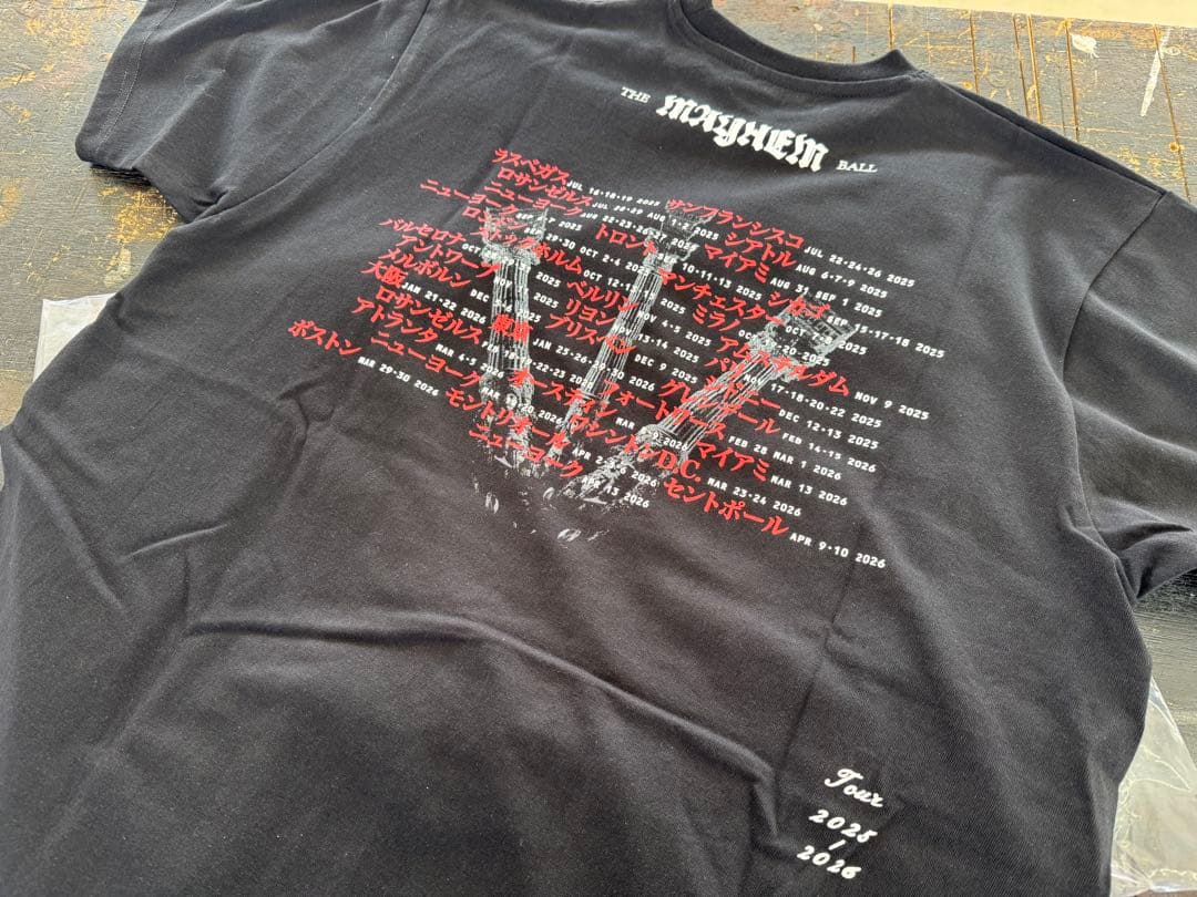 (新品)レディーガガ VIPGOLD 最前列 Tシャツ M〜最安値〜