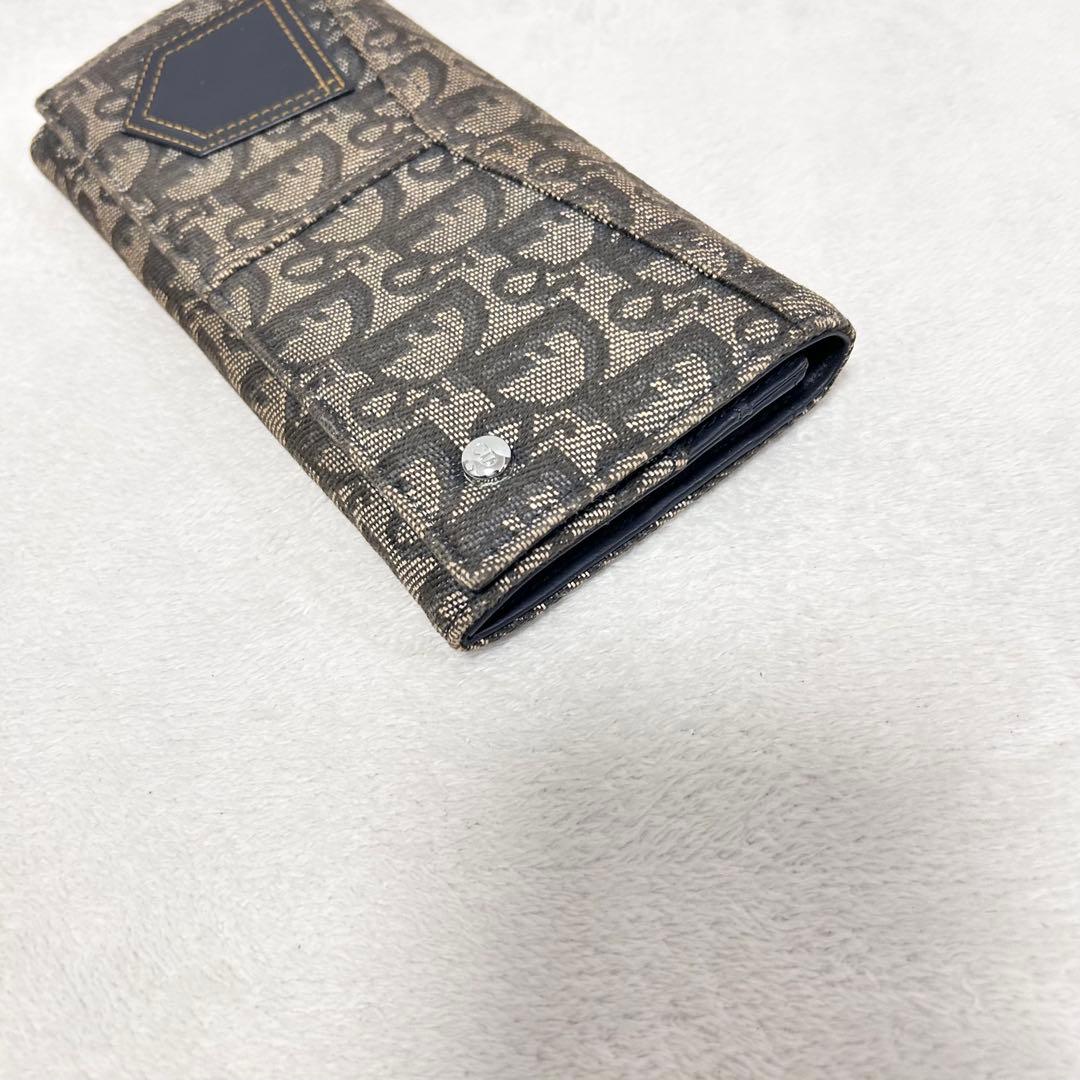 Dior クリスチャン ディオール トロッター 長財布 二つ折り CD ロゴ