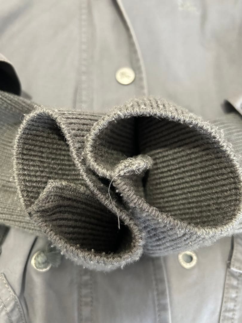 ジェン　BURBERRY BLUE LABELグレー モッズコート