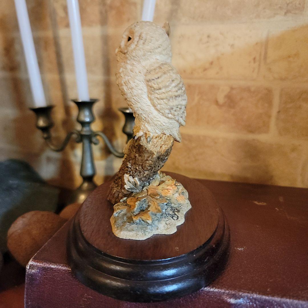 ご契約済みです！　　90'sヴィンテージ英国　ボーダーファインアーツ製フクロウ