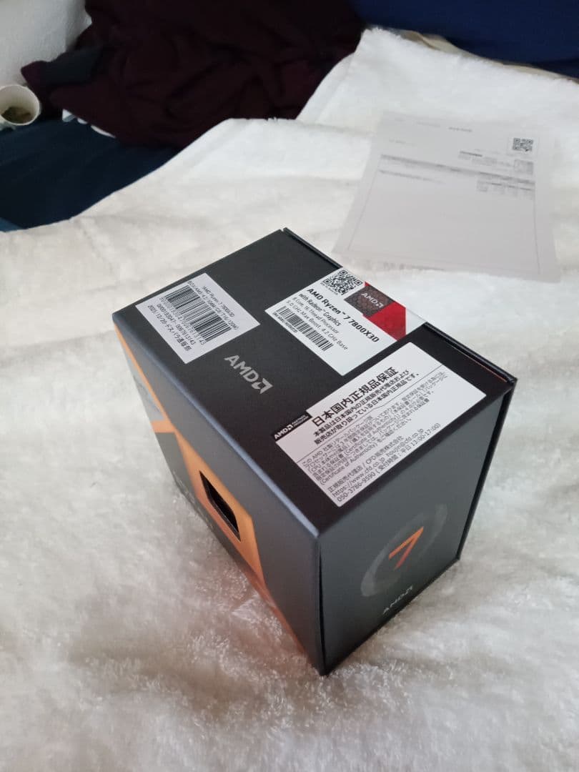 AMD Ryzen 7 7800X3D 未開封 CPU