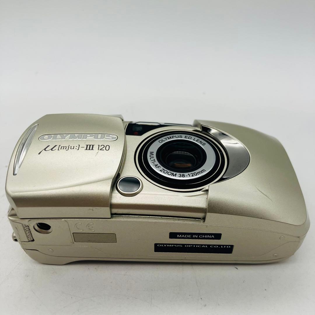 【動作確認済み】OLYMPUS μ【miu】-III 120 フィルムカメラ