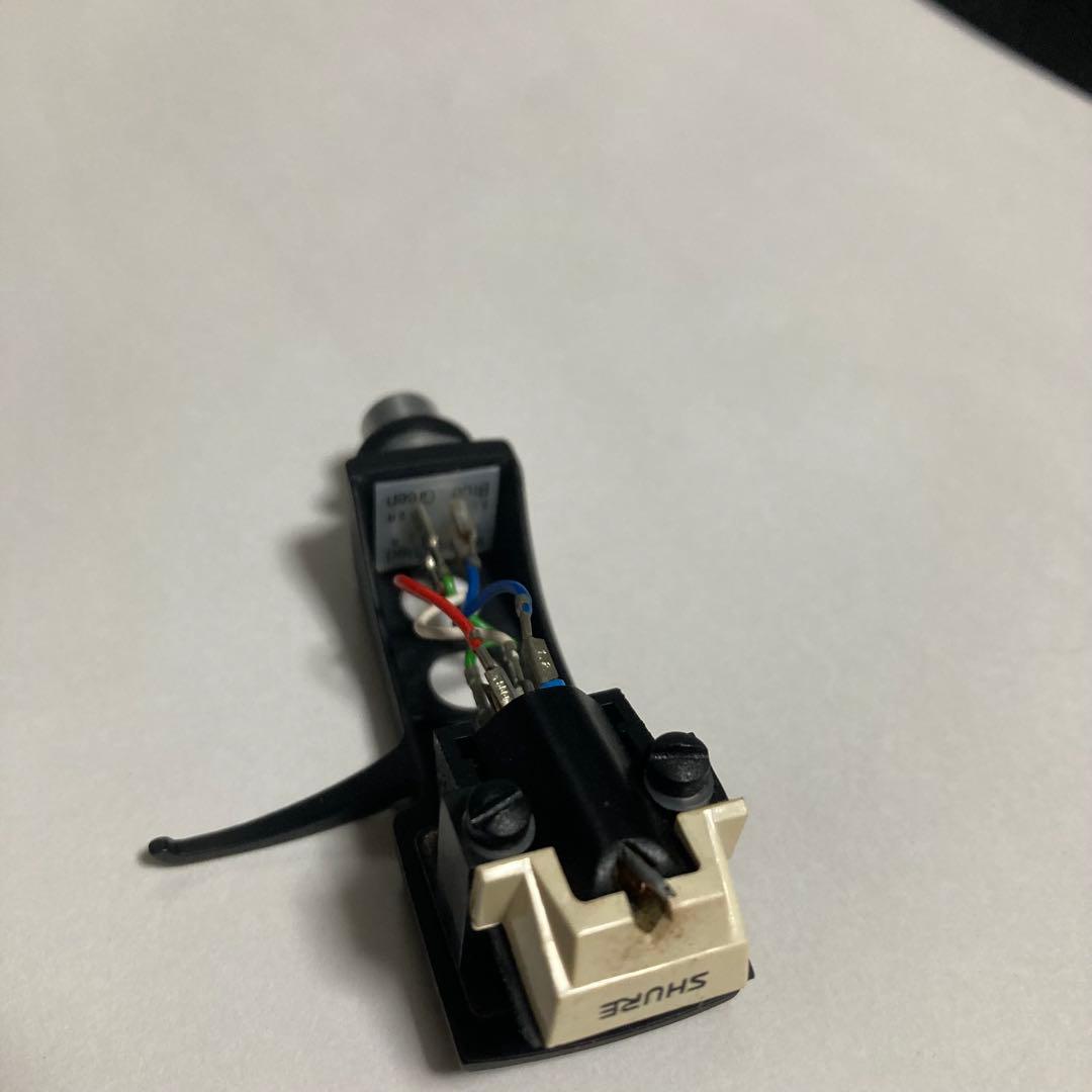 音出し確認済　Technics ヘッドシェル　カートリッジM447X SHURE