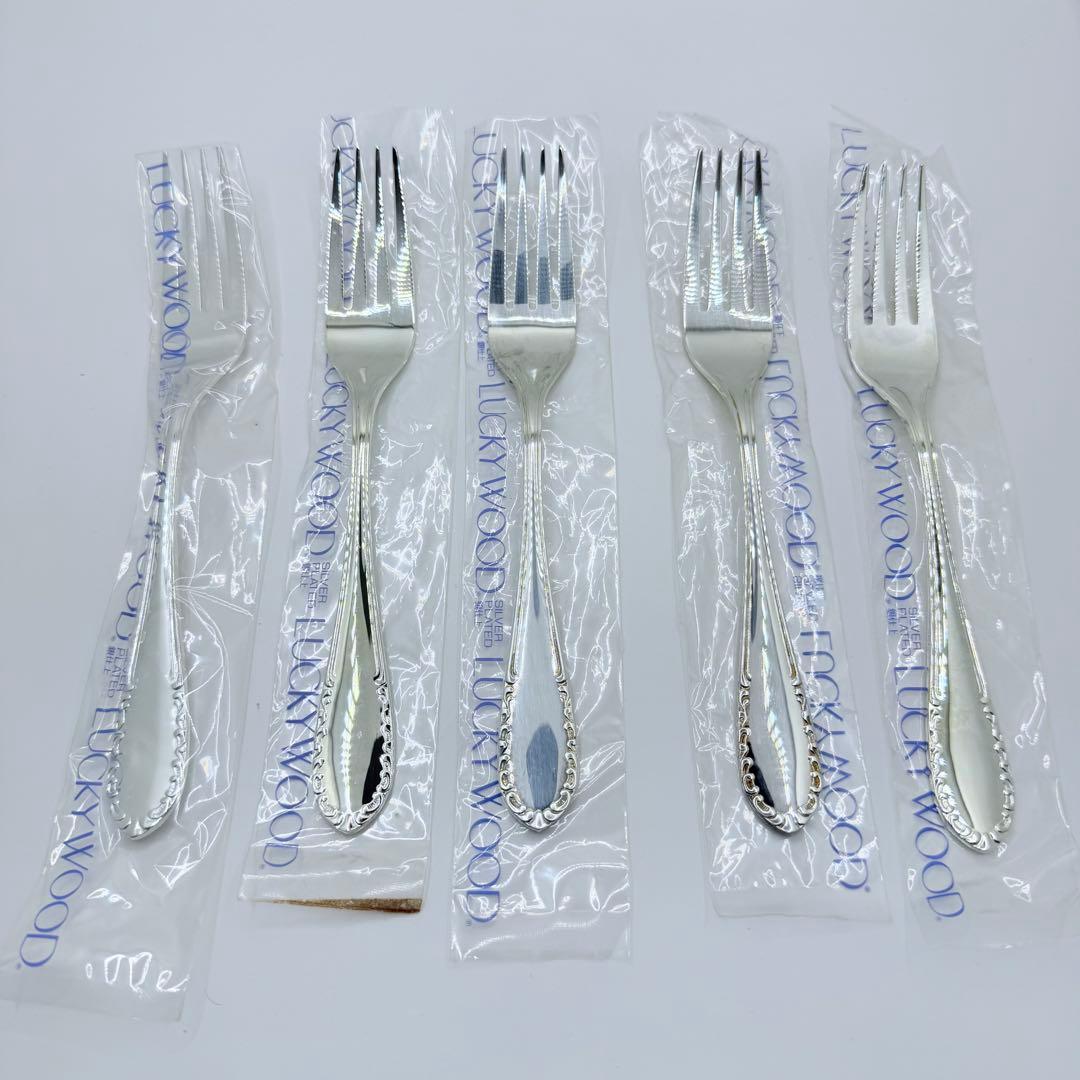ラッキーウッド 18-12 フォーク スプーン ナイフ 32本セット